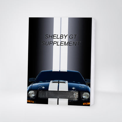 2006 Ford Shelby GT Owner's Manual Supplement | English