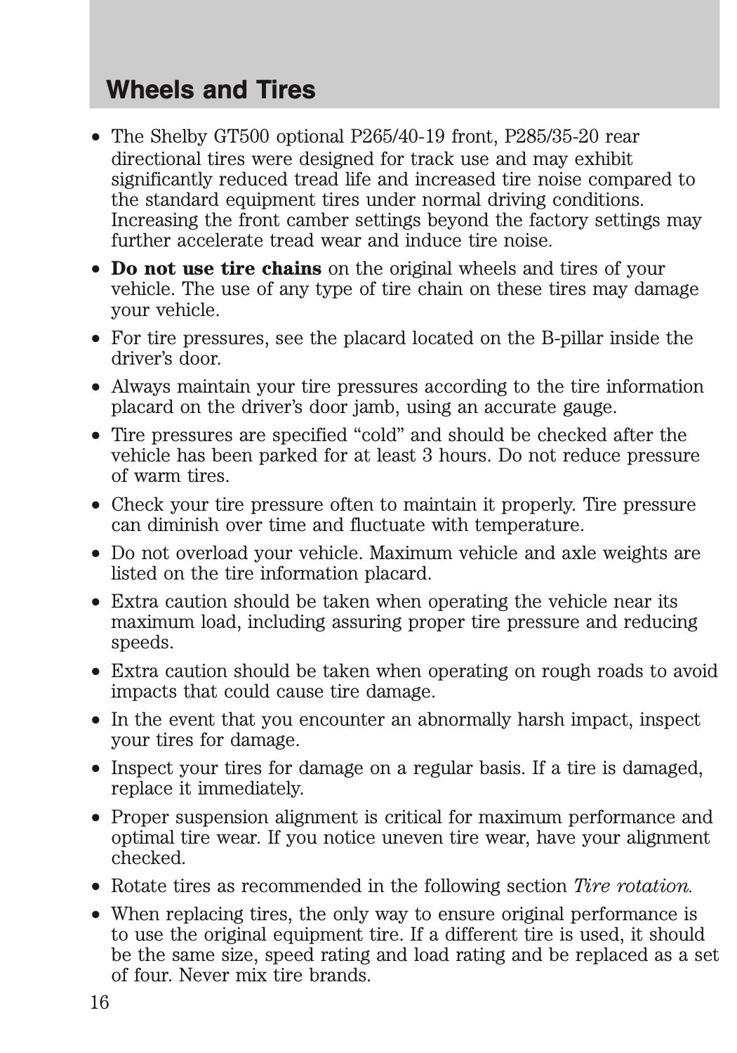 2012 Ford Shelby GT500 Supplement Manual | English