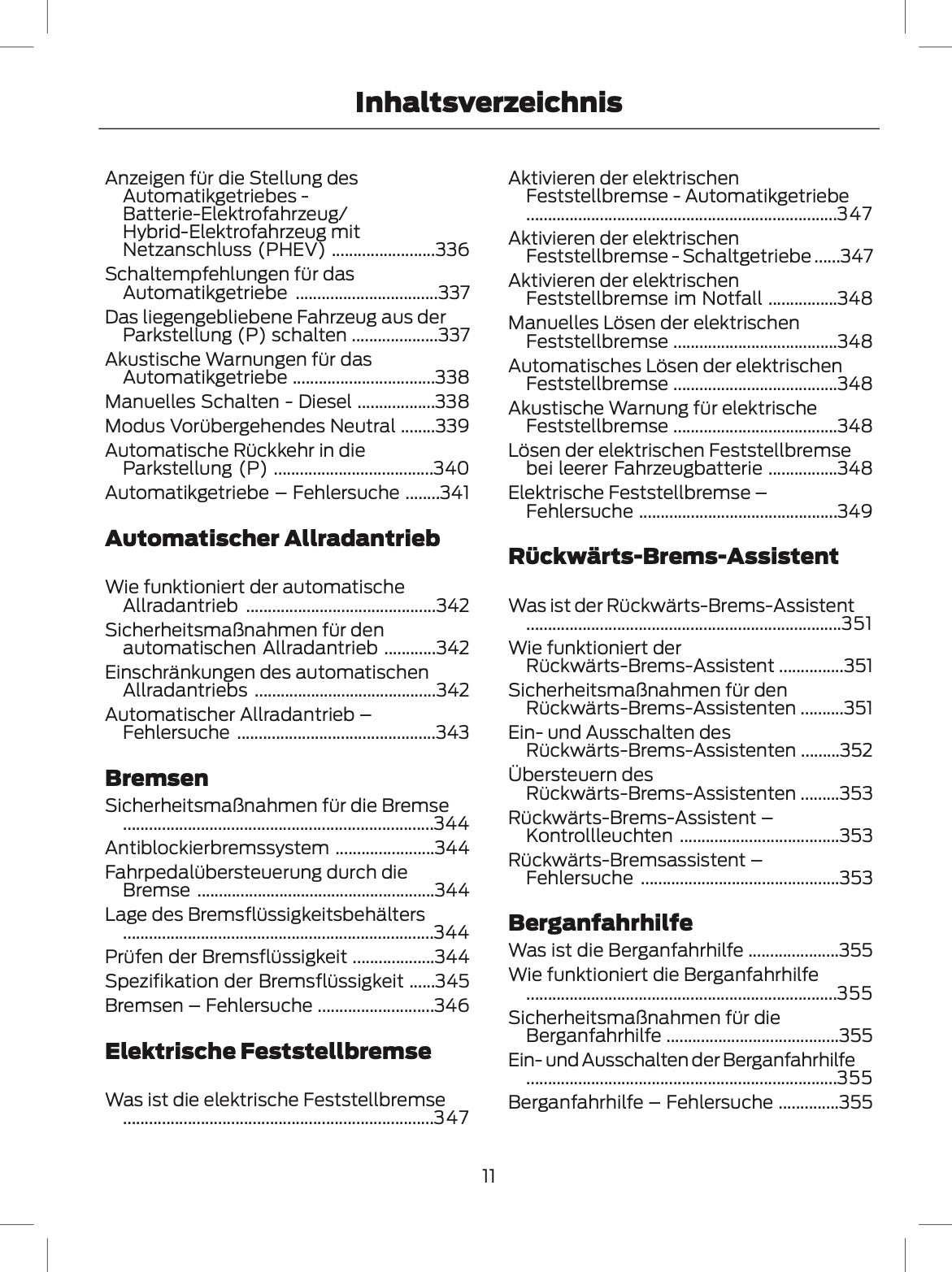 2024 Ford Tourneo Custom/Transit Custom Bedienungsanleitung | Deutsch