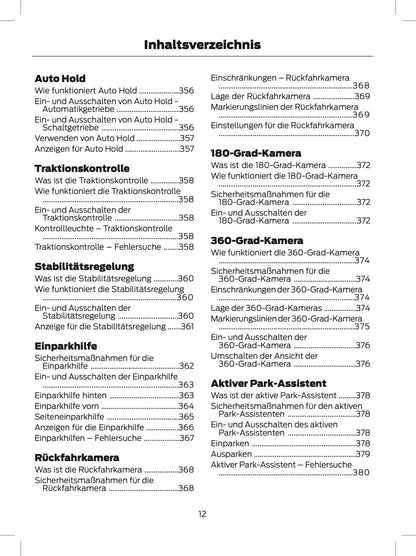 2024 Ford Tourneo Custom/Transit Custom Bedienungsanleitung | Deutsch