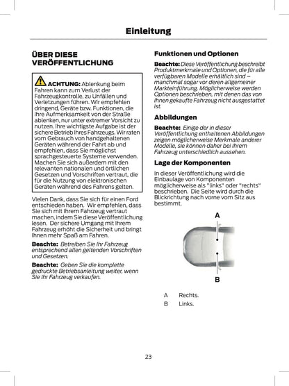 2024 Ford Tourneo Custom/Transit Custom Bedienungsanleitung | Deutsch