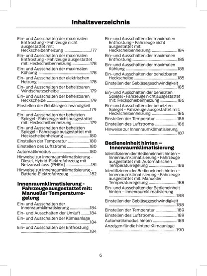 2024 Ford Tourneo Custom/Transit Custom Bedienungsanleitung | Deutsch