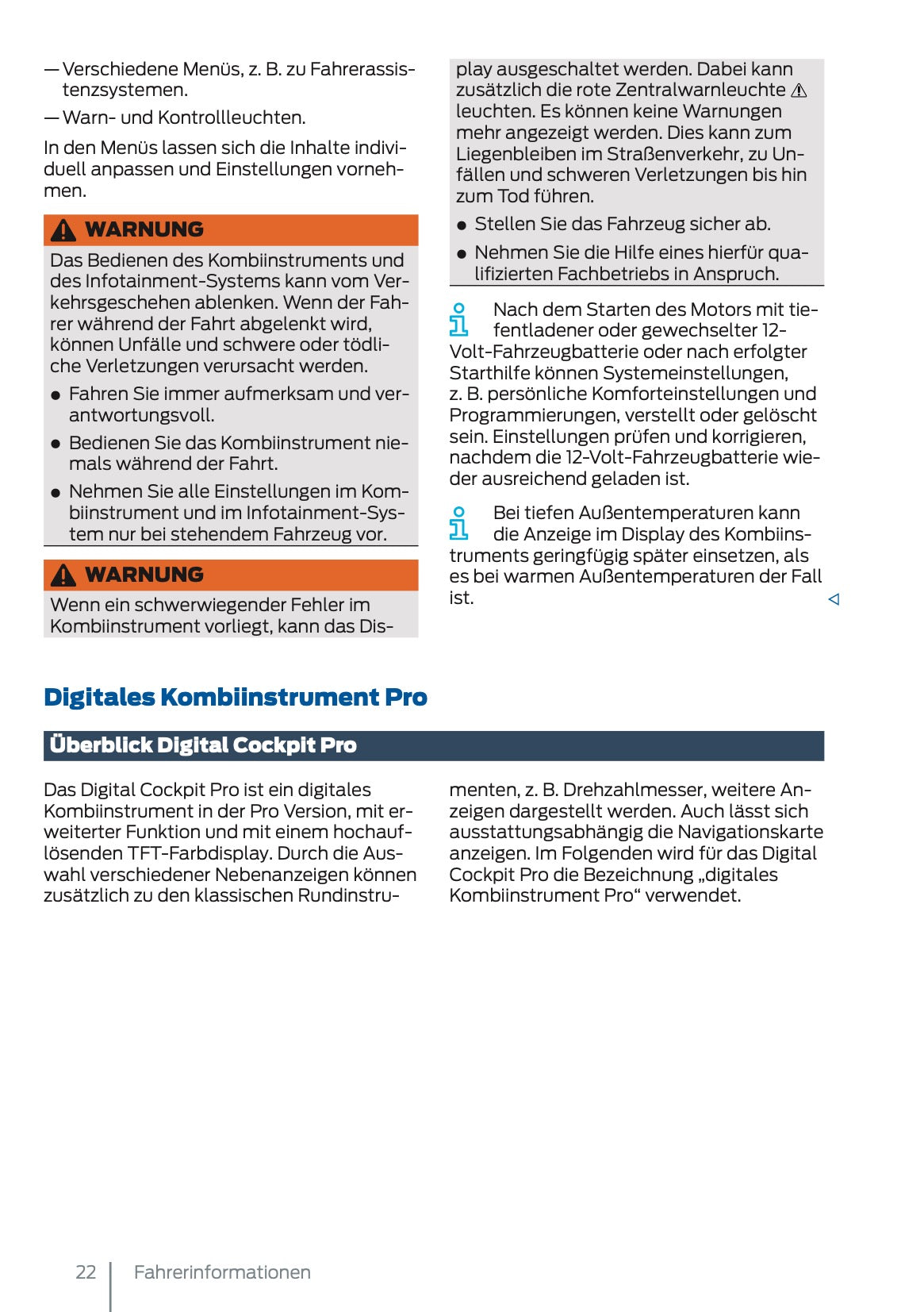 2024-2025 Ford Tourneo Connect/Transit Connect Owner's Manual | German