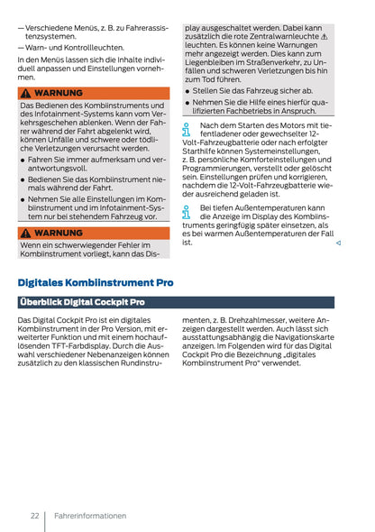 2024-2025 Ford Tourneo Connect/Transit Connect Owner's Manual | German