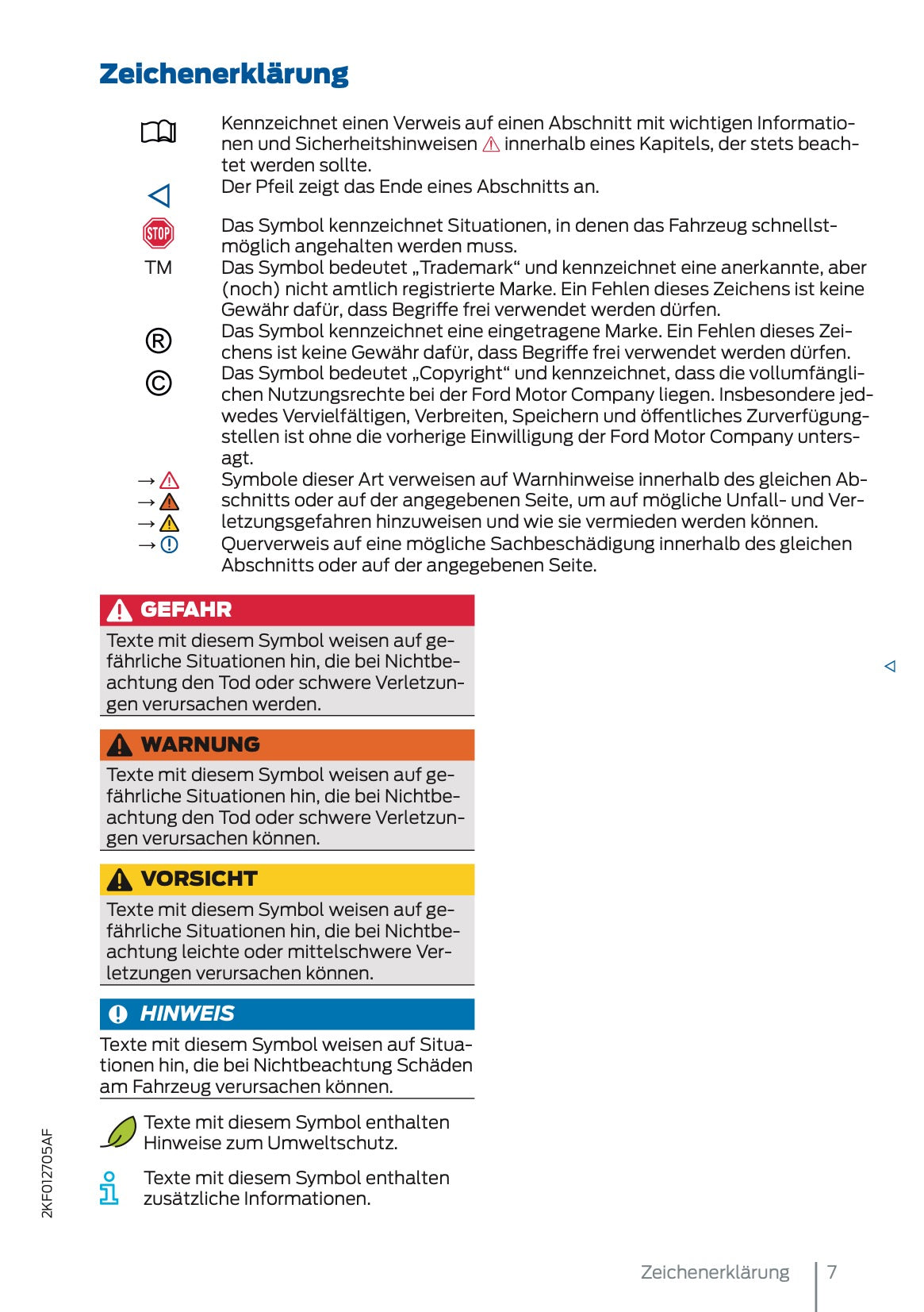 2024-2025 Ford Tourneo Connect/Transit Connect Owner's Manual | German