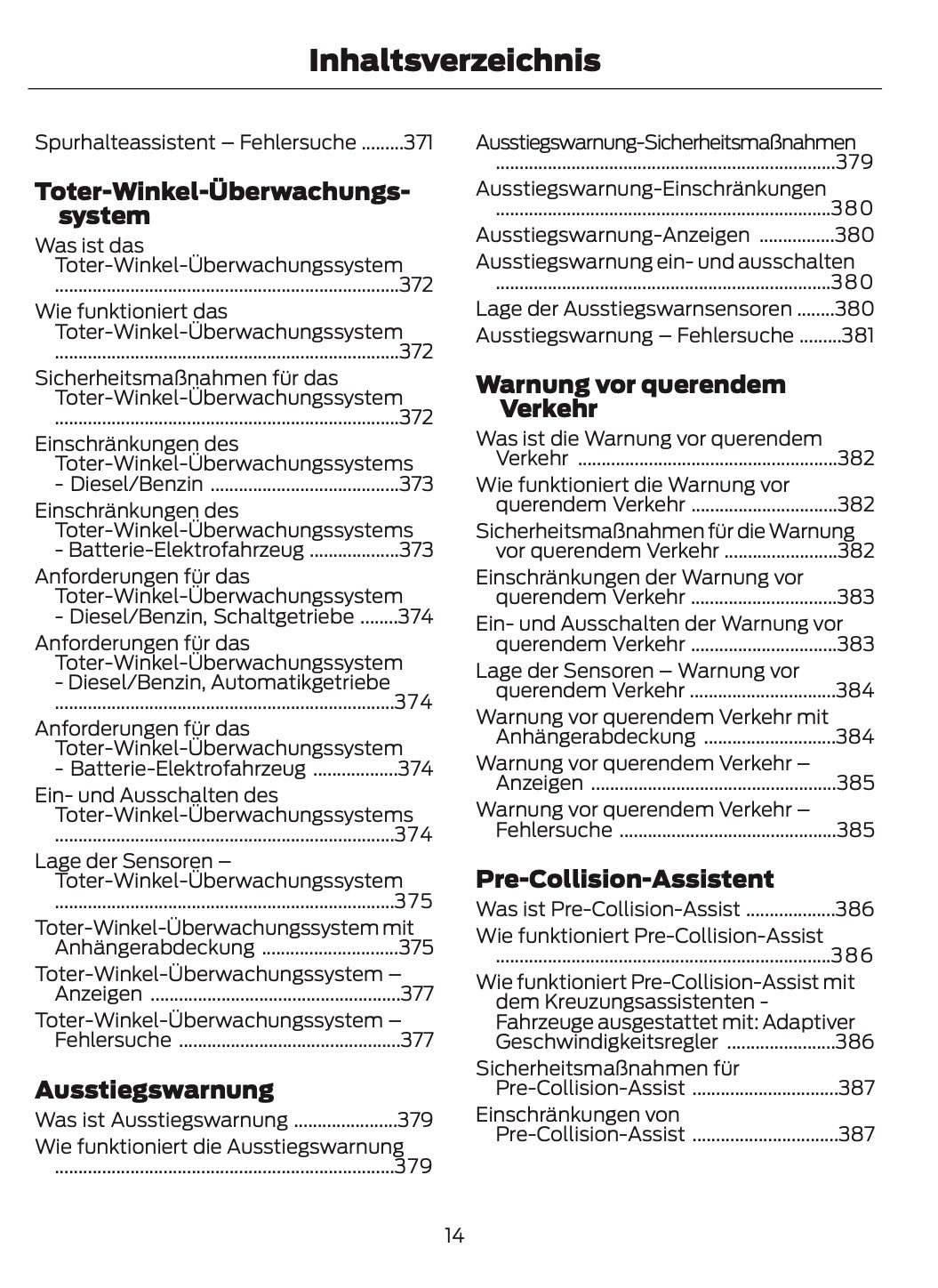 2024-2025 Ford Tourneo Courier/Transit Courier Bedienungsanleitung | Deutsch