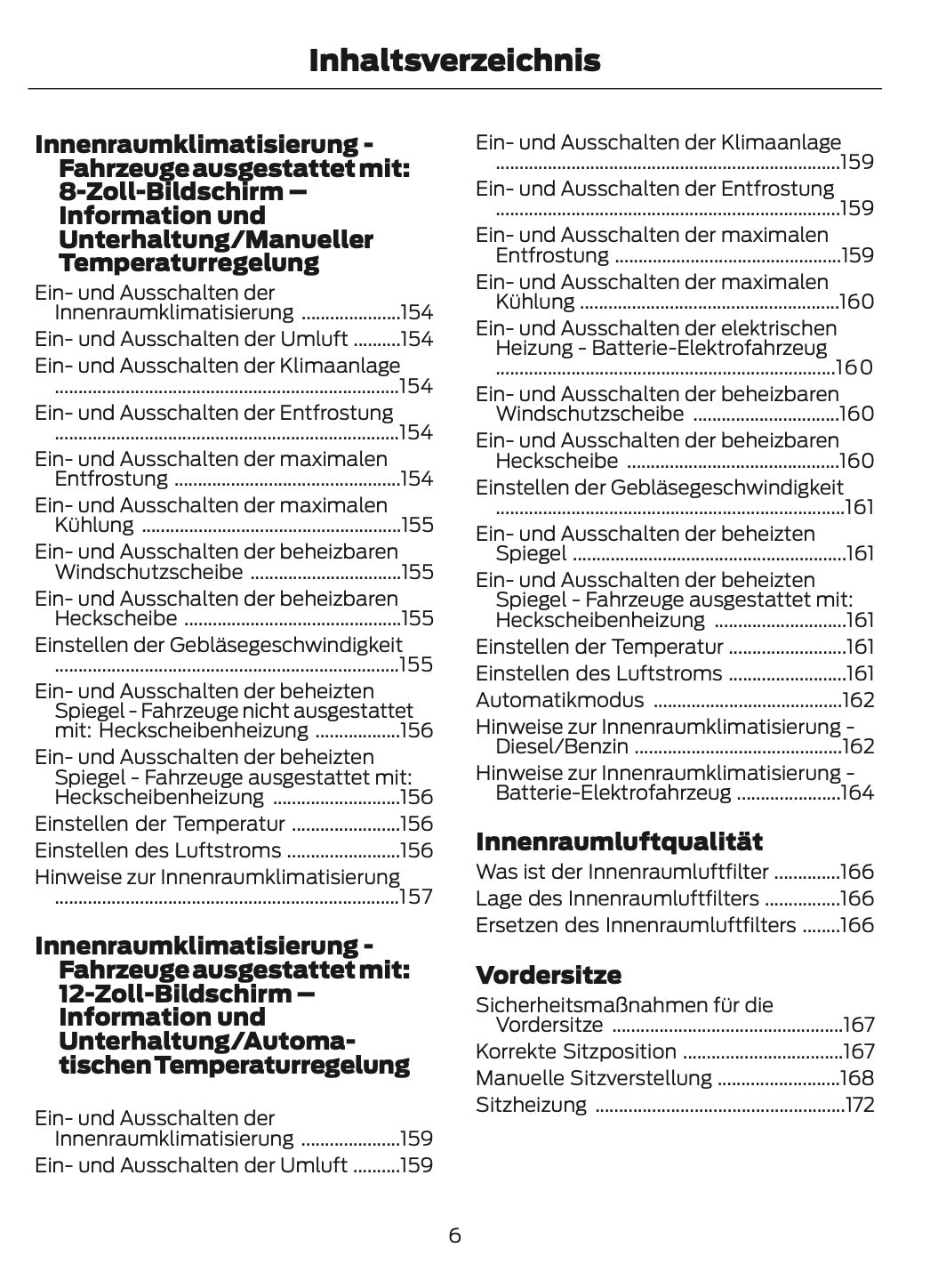 2024-2025 Ford Tourneo Courier/Transit Courier Bedienungsanleitung | Deutsch