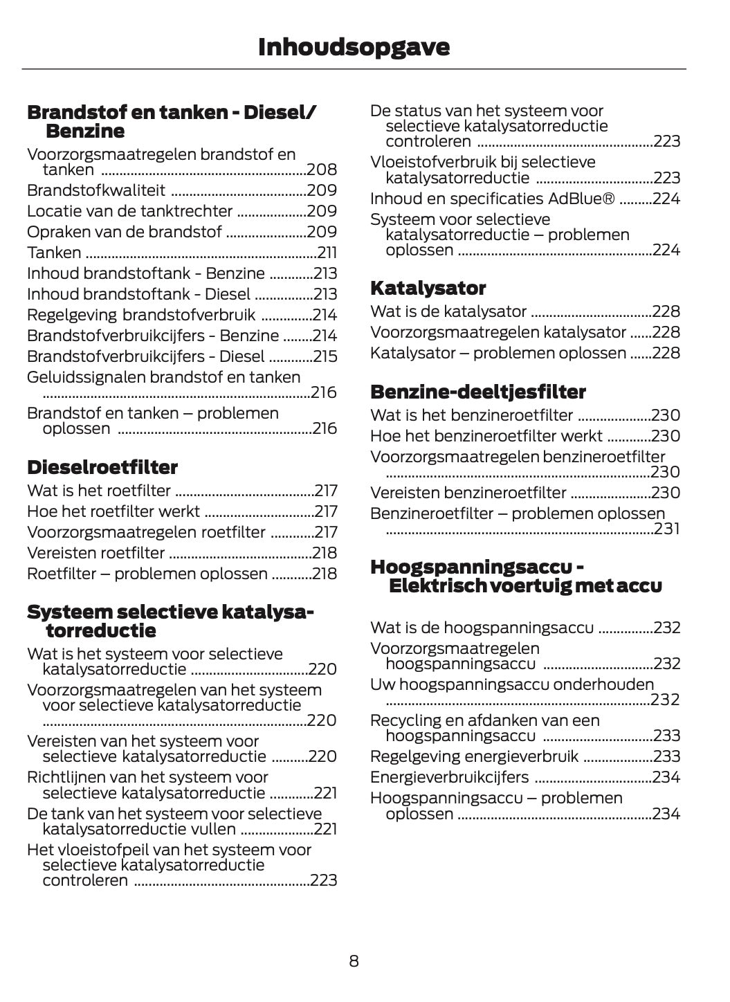 2026 Ford Tourneo Courier/Transit Courier Gebruikershandleiding | Nederlands