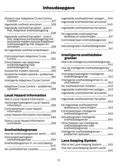 2026 Ford Tourneo Courier/Transit Courier Gebruikershandleiding | Nederlands