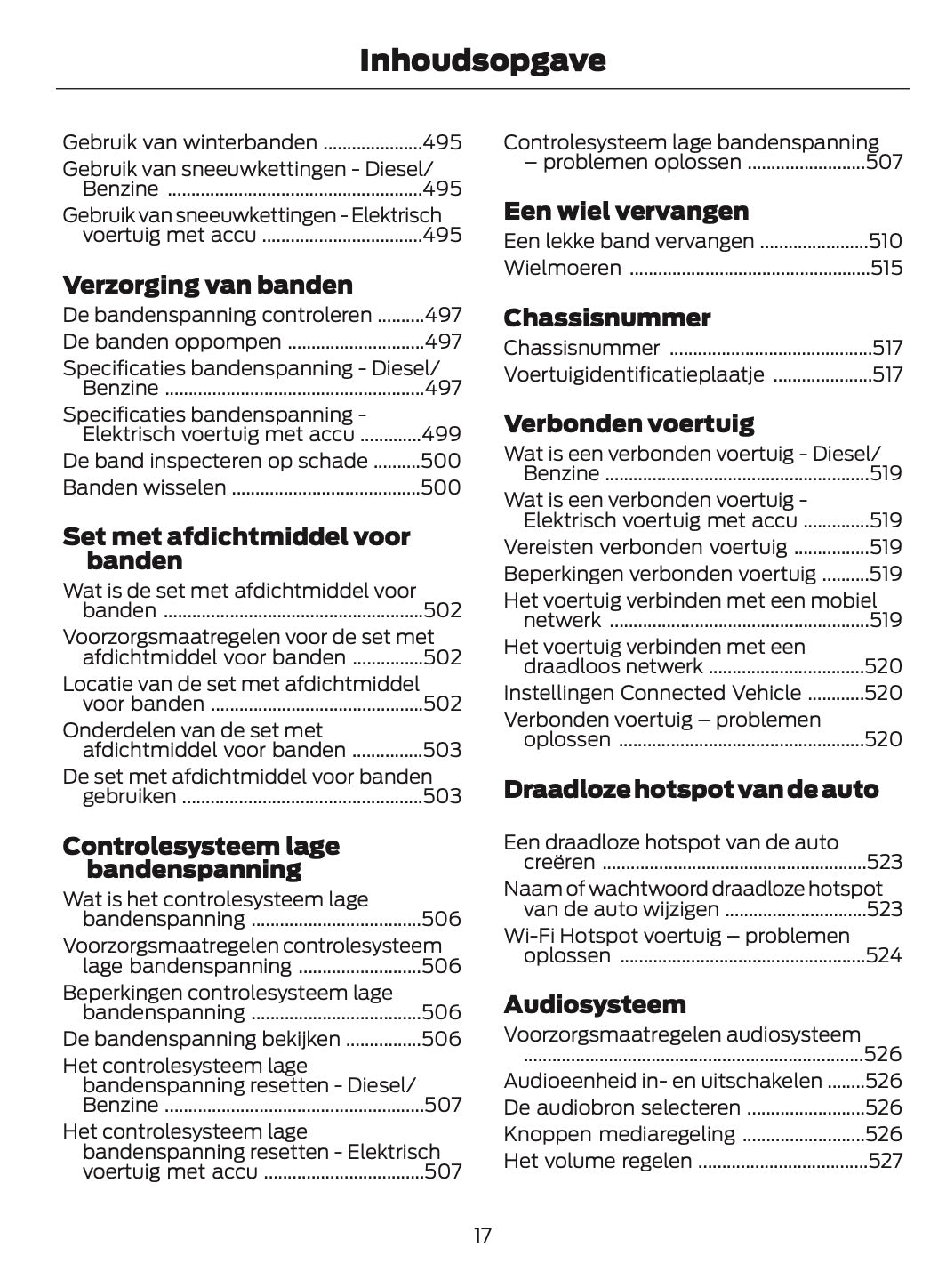 2026 Ford Tourneo Courier/Transit Courier Gebruikershandleiding | Nederlands