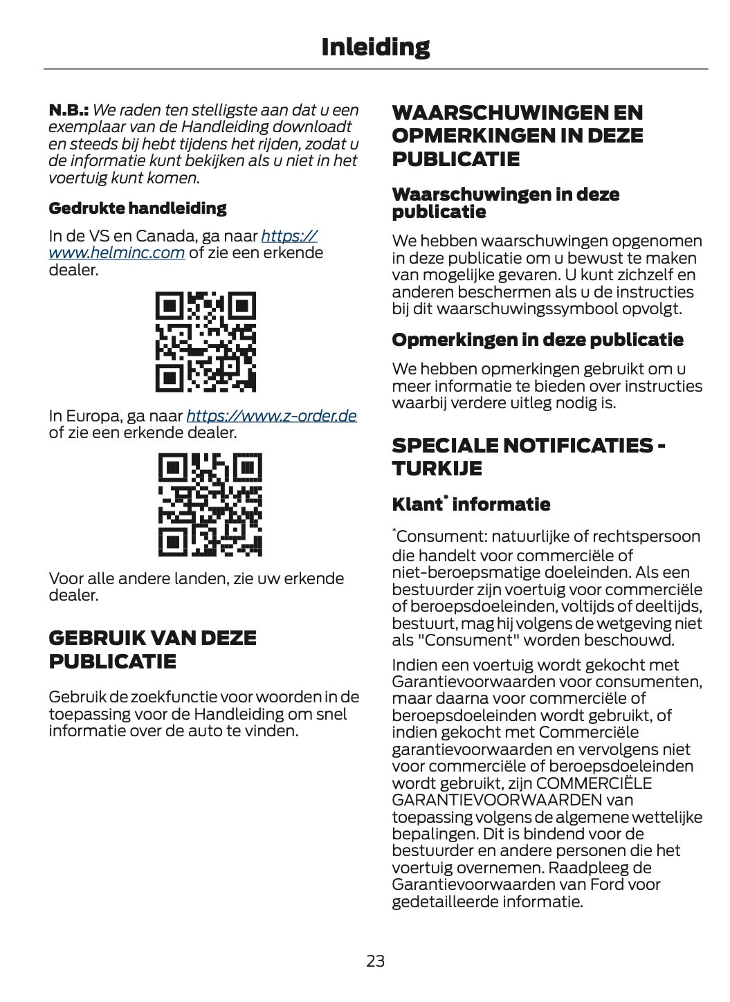 2026 Ford Tourneo Courier/Transit Courier Gebruikershandleiding | Nederlands