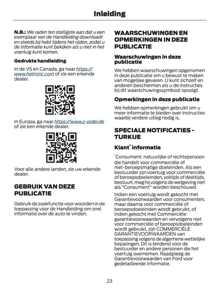 2026 Ford Tourneo Courier/Transit Courier Gebruikershandleiding | Nederlands