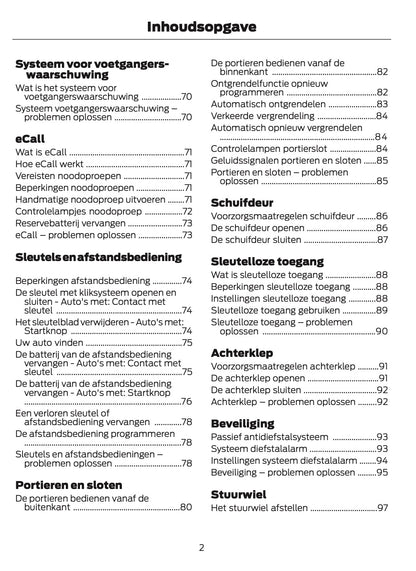 2026 Ford Tourneo Courier/Transit Courier Gebruikershandleiding | Nederlands