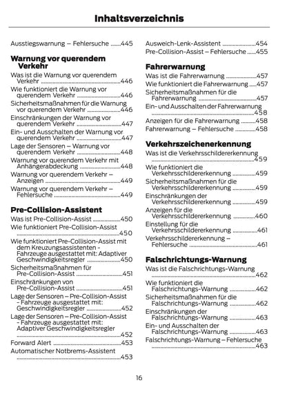 2024-2025 Ford Tourneo Custom/Transit Custom Bedienungsanleitung | Deutsch