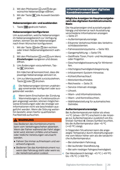 2025 Ford Tourneo Connect/Transit Connect Owner's Manual | German