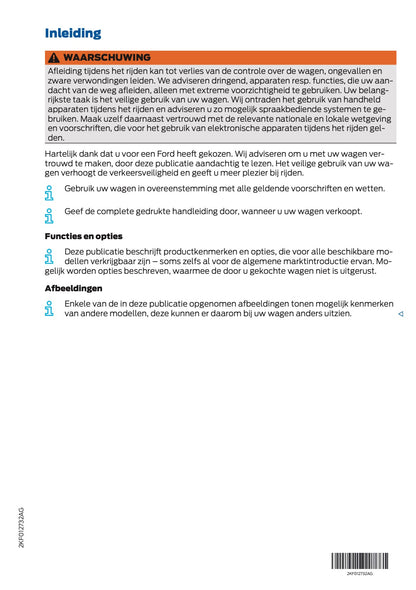 2025 Ford Tourneo Connect/Transit Connect Gebruikershandleiding | Nederlands