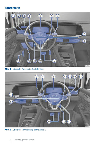 2025 Ford Tourneo Connect/Transit Connect PHEV Owner's Manual | German