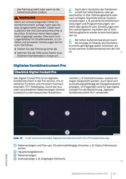 2025 Ford Tourneo Connect/Transit Connect PHEV Owner's Manual | German