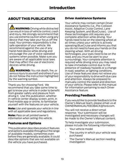 2026 Ford Transit Owner's Manual | English