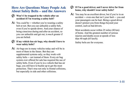 2001 GMC C Series Owner's Manual | English US