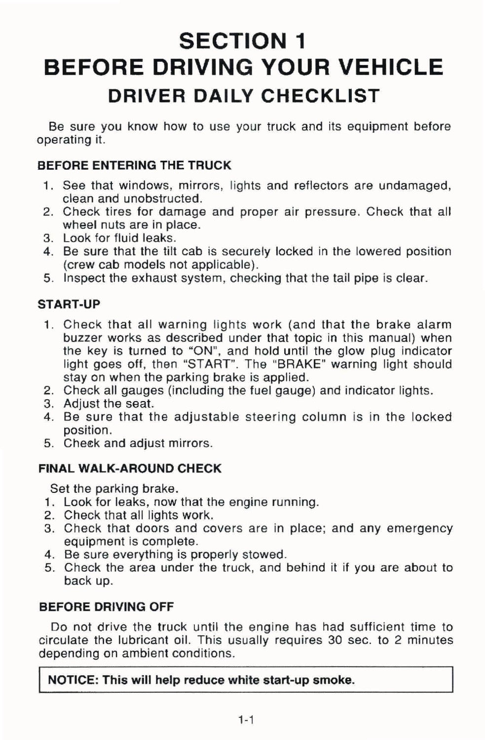 2007 GMC W-Series Owner's Manual | English