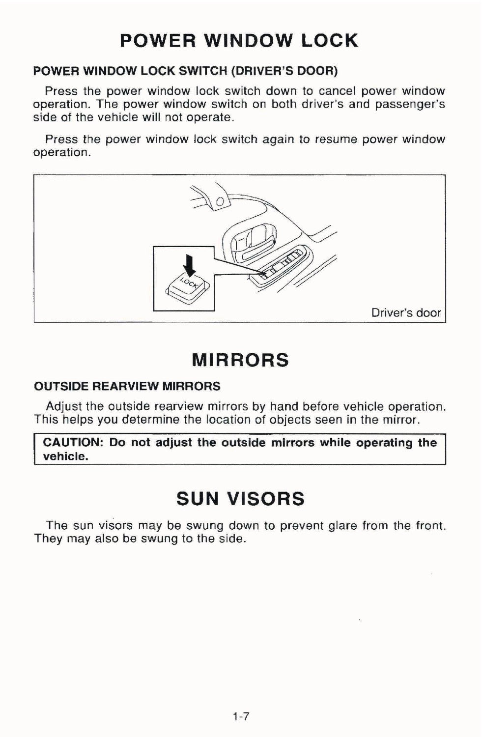 2007 GMC W-Series Owner's Manual | English