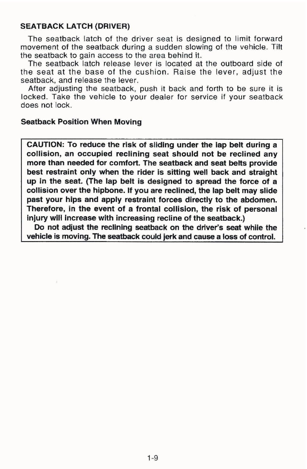 2007 GMC W-Series Owner's Manual | English