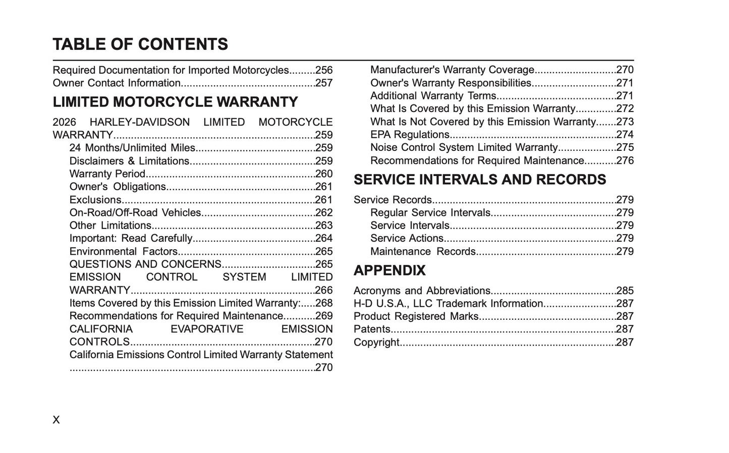 2026 Harley-Davidson FLHLTSE Owner's Manual | English US