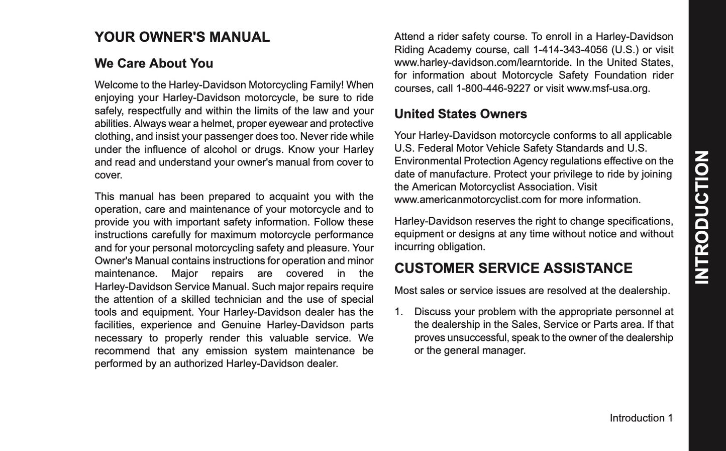 2026 Harley-Davidson FLHXSE Owner's Manual | English US