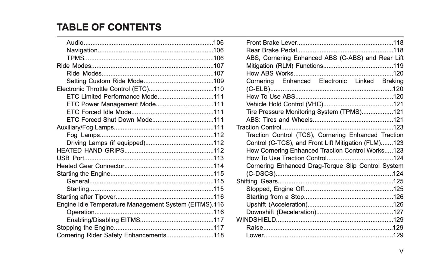 2026 Harley-Davidson Pan America Owner's Manual | English US