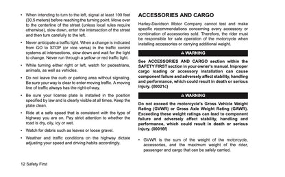 2006 Harley-Davidson Police Owner's Manual | English US