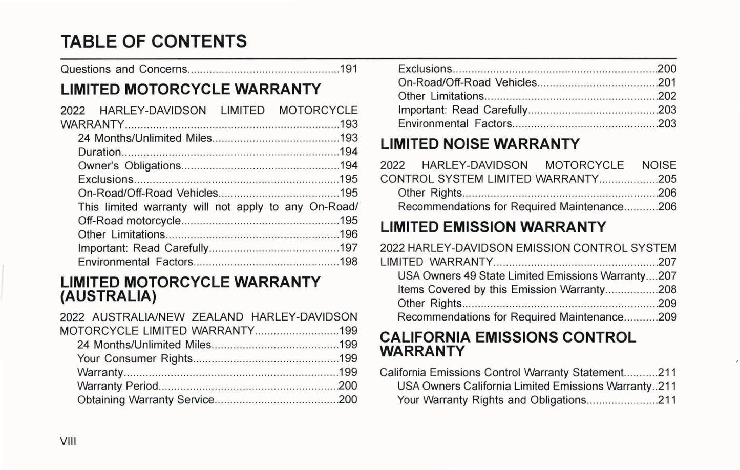 2022 Harley-Davidson Police Models Owner's Manual | English