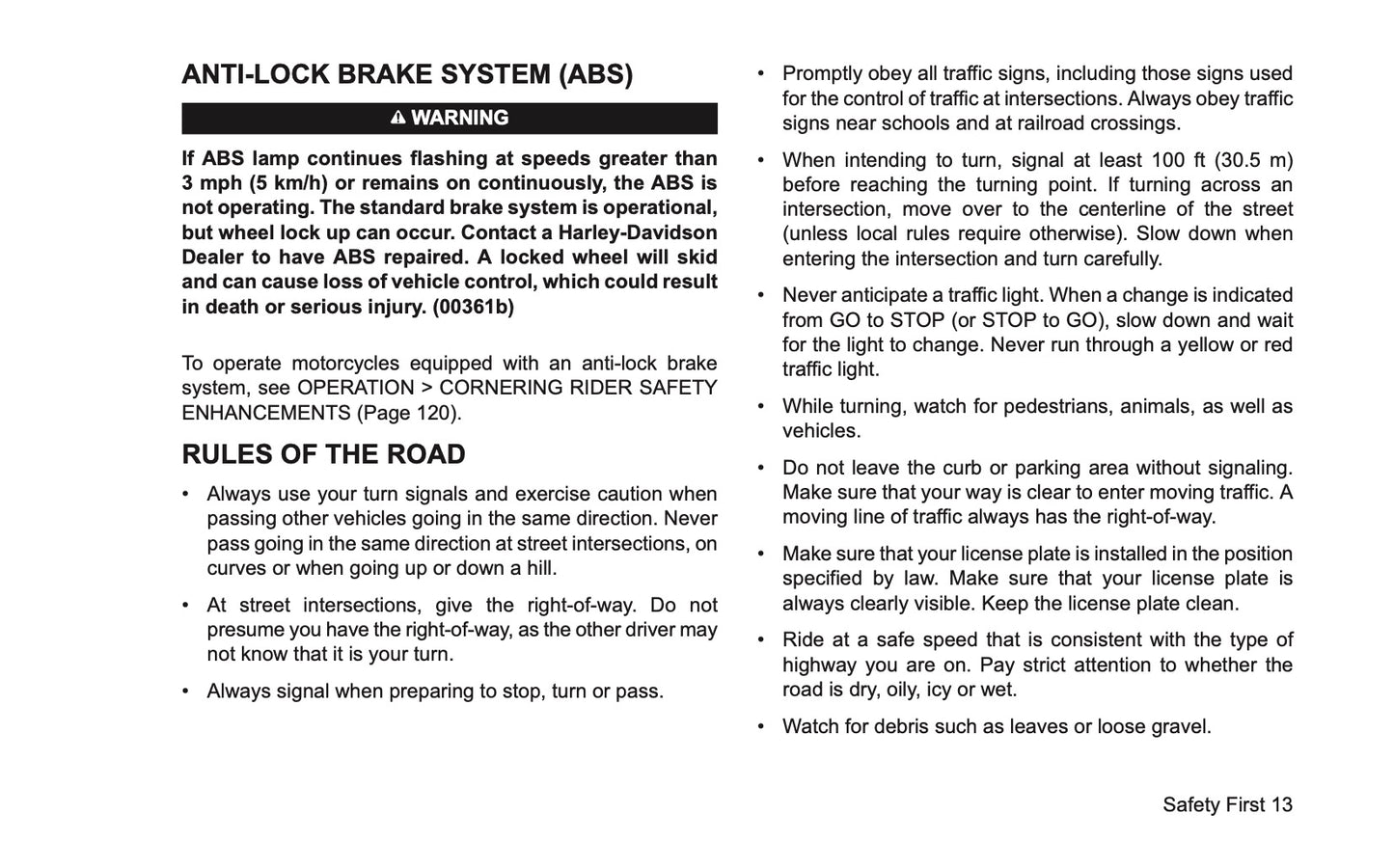 2026 Harley-Davidson Police Owner's Manual | English US