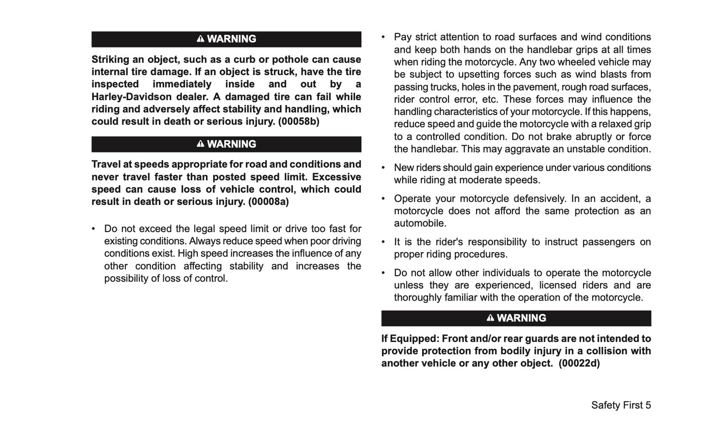 2025 Harley-Davidson Softail Owner's Manual | English US