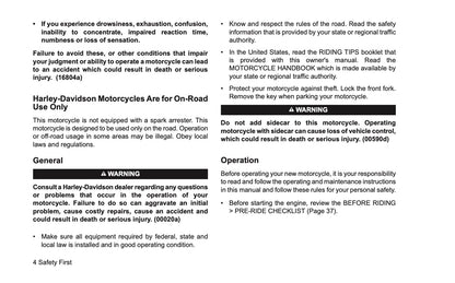 2026 Harley-Davidson Softail Owner's Manual | English US