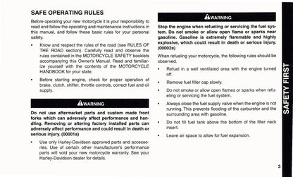 2004 Harley-Davidson Sportster Owner's Manual | Dutch