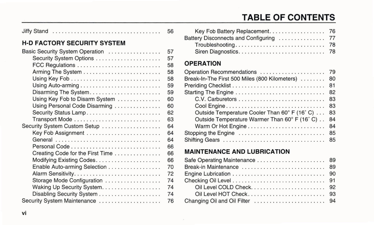 2004 Harley-Davidson Sportster Owner's Manual | Dutch