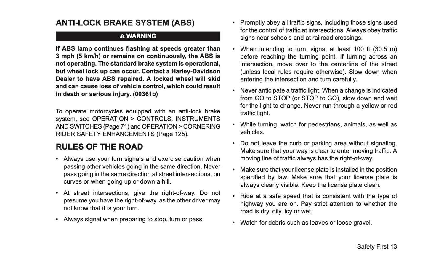 2026 Harley-Davidson Touring Owner's Manual | English US