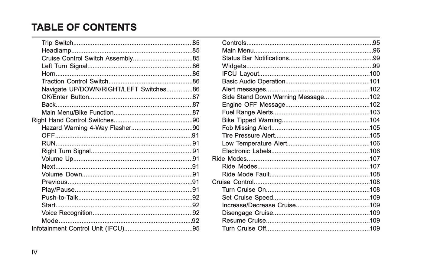 2026 Harley-Davidson Touring Owner's Manual | English US