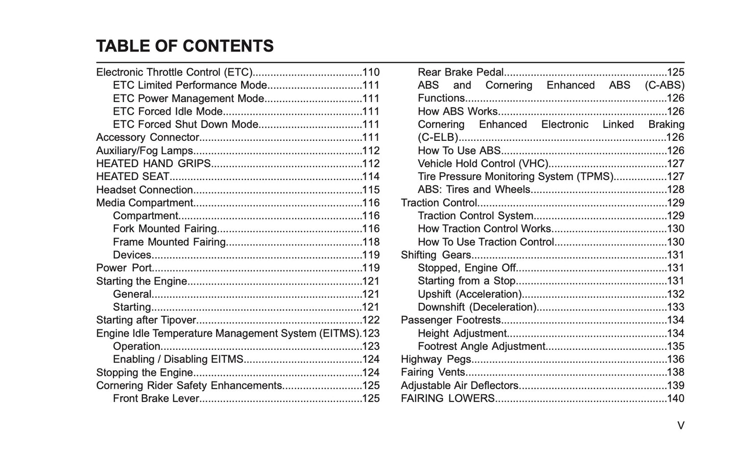 2026 Harley-Davidson Touring Owner's Manual | English US