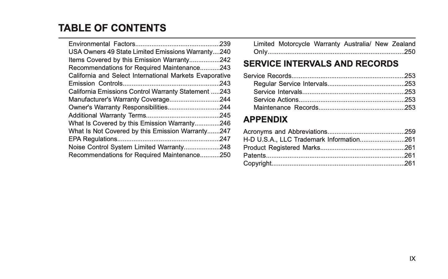 2024 Harley-Davidson Trike Owner's Manual | English US