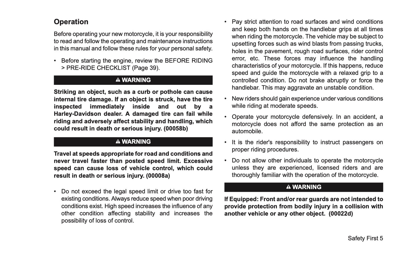 2024 Harley-Davidson Trike Owner's Manual | English US