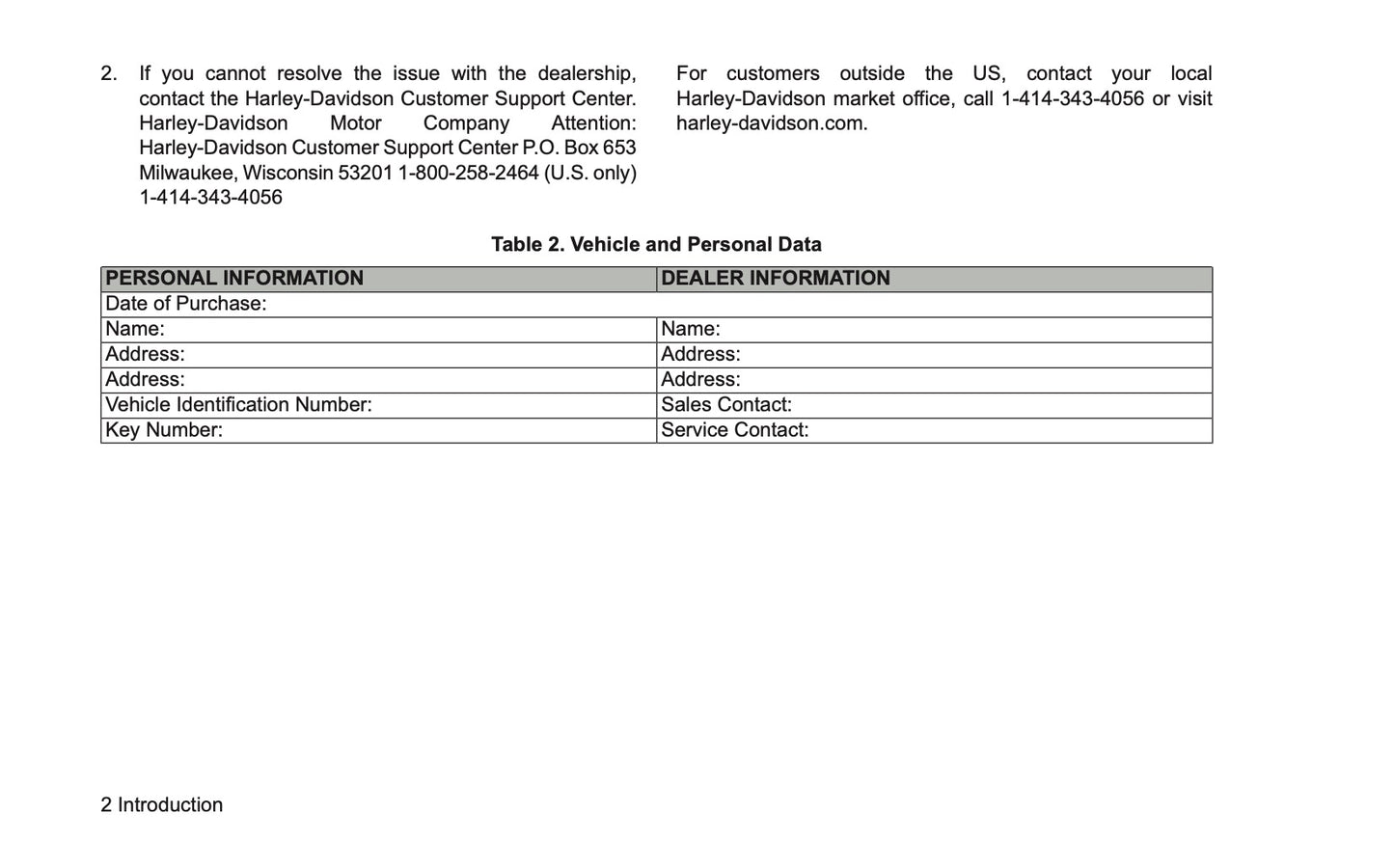 2026 Harley-Davidson Trike Owner's Manual | English US