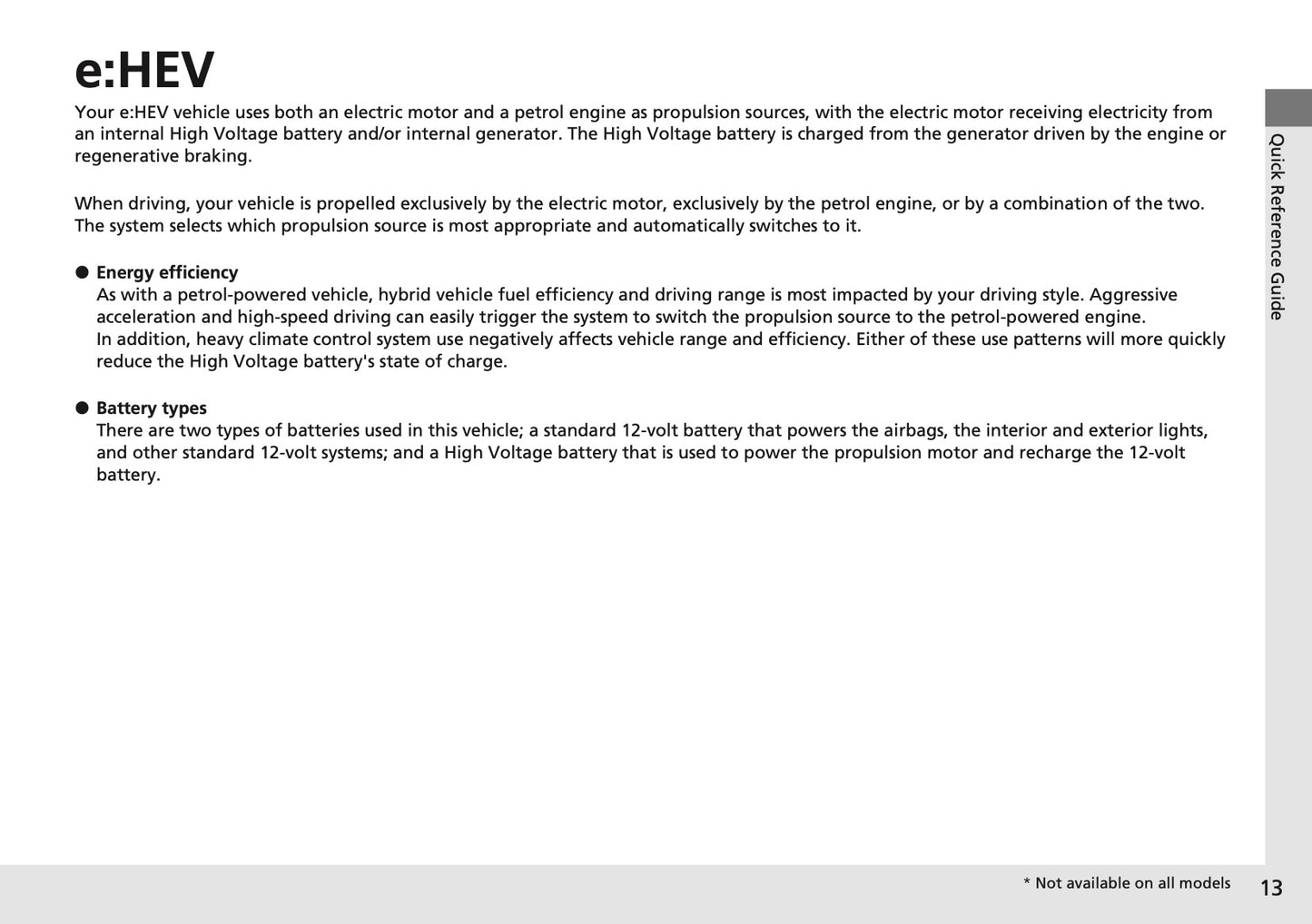 2025 Honda Jazz e:HEV Owner's Manual | English