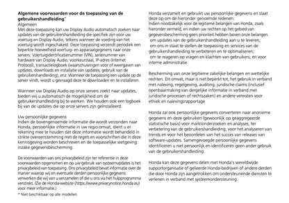 2024 Honda Jazz e:HEV Owner's Manual | Dutch