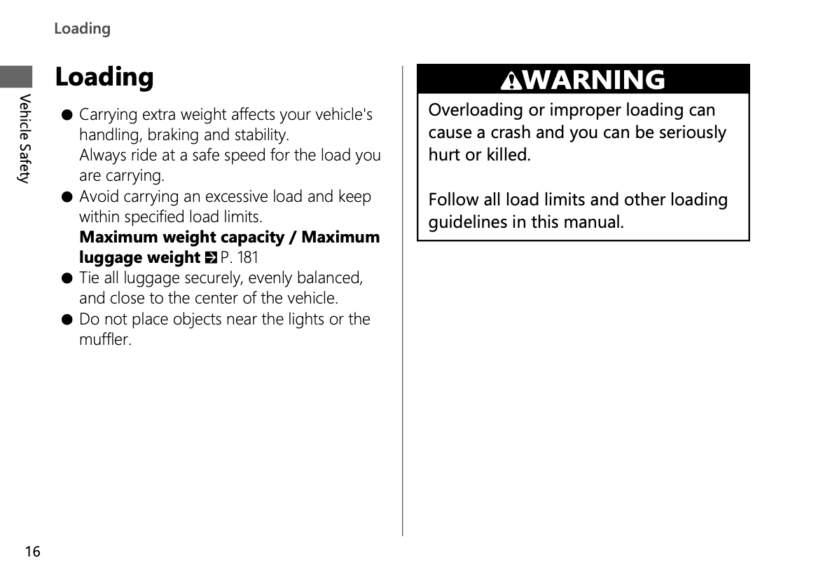 2024 Honda NC750X Owner's Manual | English