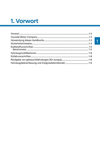2025 Hyundai i10 Owner's Manual | German