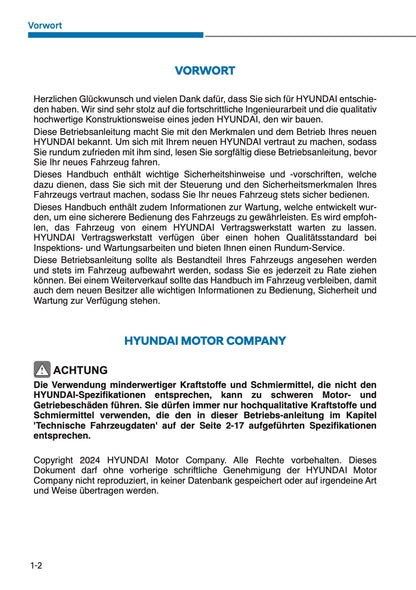 2025 Hyundai i10 Owner's Manual | German