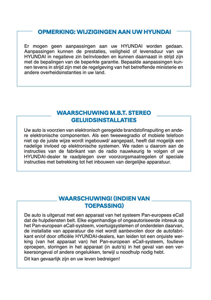 2025 Hyundai i10 Gebruikershandleiding | Nederlands