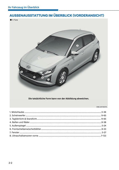2025 Hyundai i20/Bayon Owner's Manual | German